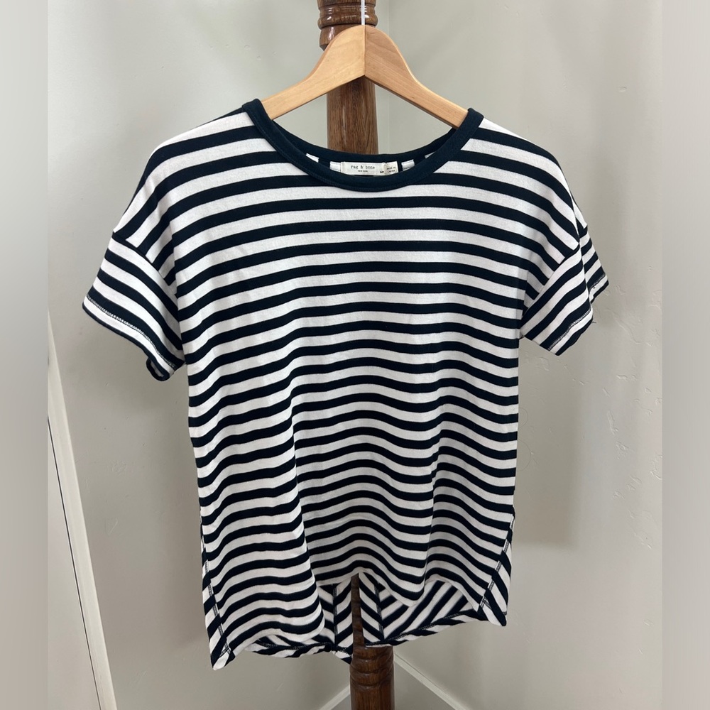 Rag & Bone Stripped Tshirt Size Small